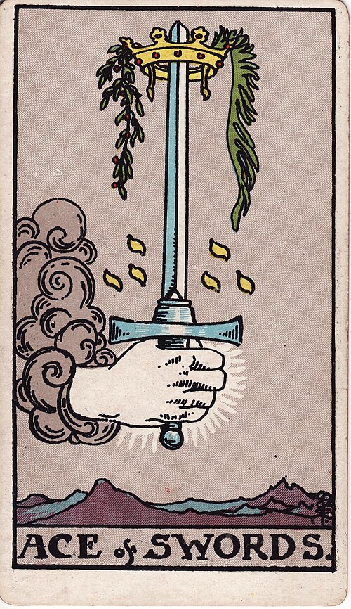 Ace Of Swords Tarot Card: Upright, Reversed & Spread Meanings — Rider-Waite-Smith tarot card