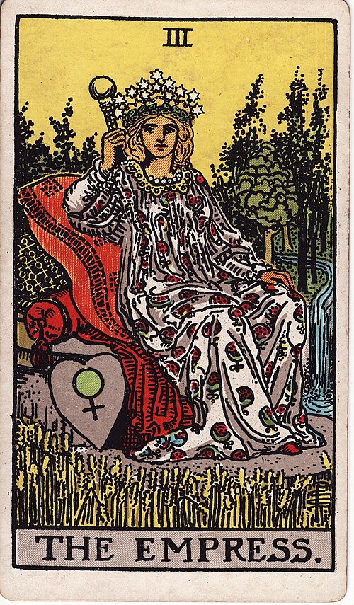 The Empress Tarot Card: Upright, Reversed & Spread Meanings — Rider-Waite-Smith tarot card
