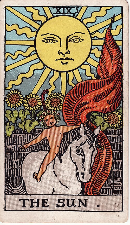 The Sun Tarot Card: Upright, Reversed & Spread Meanings — Rider-Waite-Smith tarot card